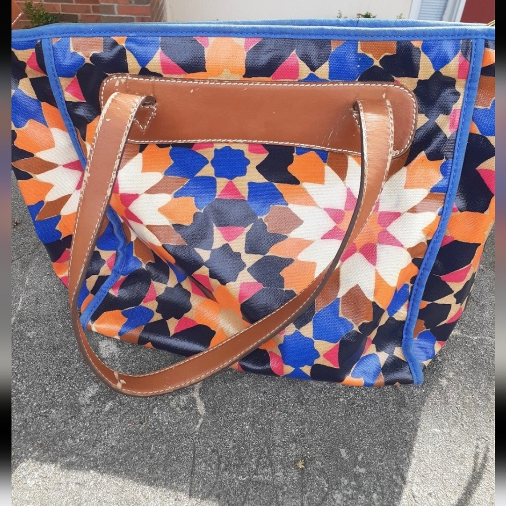 Fossil Tote Multicolored Large - image 4
